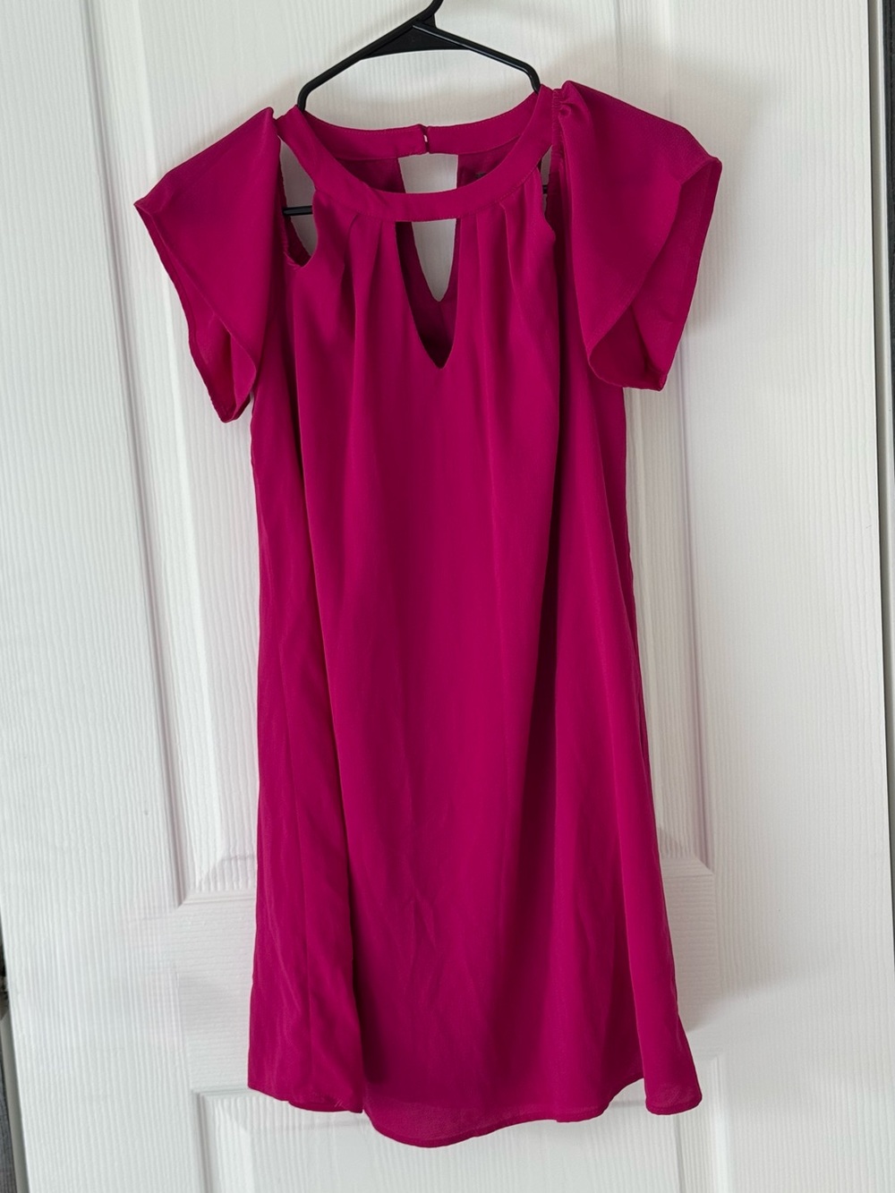 Lily Rose Fuchsia Cutout Shift Dress